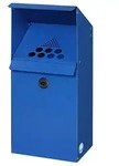 PROREGAL Gro&szlig;volumiger Wandascher mit Schutzdach | 3,7 Liter, HxBxT 41x18x15cm 