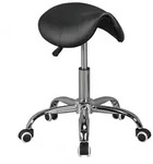Sattelhocker `Bevano`, h&ouml;henverstellbar, 100 kg Belastbarkeit. Schwarz,...