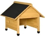 Outsunny - Holzgarage - 75Lx76Wx70Hcm - Gelb