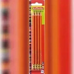 herlitz Bleistifte Scolair mit Radierer HB VE=4 St&uuml;ck