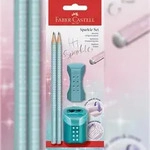 Faber Castell Bleistiftset Sparkle 2 Bleist B Rad+Sp C