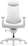 LiberNovo Omni Gen Dynamischer ergonomischer Stuhl 48 cm Sitztiefe Stoff wei&szlig;