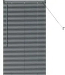 vidaXL Venezianische Jalousien Dunkelgrau 130 x 80 cm Aluminium