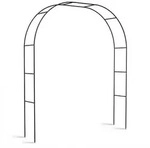Relaxdays Rosenbogen, Metall, Torbogen Garten, H: 250 cm, 2 Breiten: 235 oder...