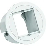 BACHMANN PIX 1xCM RAL9010 Zierring in Edelstahl-Optik