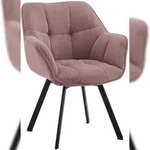 CLP Esszimmerstuhl Jordi Cord Cord HBT: 81x60x59 cm rosa