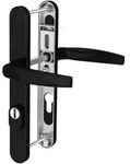 MS Beschl&auml;ge Schmalrahmengarnitur 8-72mm Schwarz Kernziehschutz Dr&uuml;cker/Dr&uuml;cker TS
