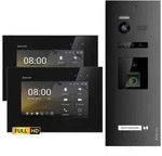 HD Video T&uuml;rsprechanlage mit Fingerprint und RFID f&uuml;r 1 Familienhaus, 2x...