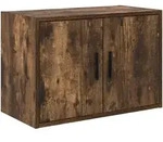 vidaXL Garagen-Wandschrank R&auml;uchereiche Holzwerkstoff