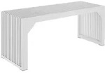 TecTake GmbH tectake Hocker/Sitzbank Ribb, Lamellenoptik, belastbar bis 350 kg...