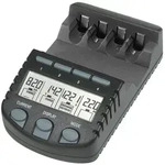Technoline Schnelladeger&auml;t, Entladefunktion mit LCD-Display und 4x Varta...