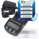 Technoline BC 700 Akku-Ladeger&auml;t schwarz mit 4x Panasonic eneloop Standard...