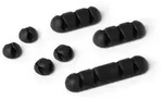 Kabel-Clip CAVOLINE&reg; CLIP MIX, Kunststoff, 180 x 115 x 14 mm, graphit 7-teiliges Set