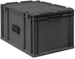 PROREGAL Eurobox NextGen Portable, HxBxT 33,5x40x60cm, 65 Liter, Schwarz,