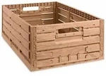 PROREGAL Klappbox Active Lock Holzdekor, HxBxT 21,8x40x60cm,Braun, 44,8 Liter,...