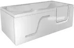 AcquaVapore Seniorenwanne mit T&uuml;r S17-L 150x75cm ohne Armatur
