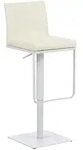 CLP Barhocker Panama Kunstleder creme/wei&szlig;