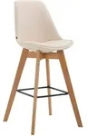 CLP Barhocker Metz Kunstleder creme/natura
