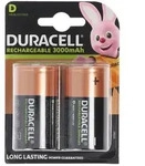 Duracell Recharge Akku HR20 Mono LR20 NiMH 3000mAh 2er Blister