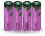 4x Tadiran Lithium 3,6V Batterie SL 760/S AA - Zelle LiSOCl2 2200mAh