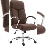 CLP B&uuml;rostuhl Arlen Stoff Stoff HBT: 115x65x73 cm braun