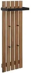 MCA Garderobenpaneel HWC-P57, Wandgarderobe Garderobenleiste Holzgarderobe, 4...