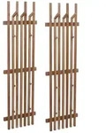 MCA 2er-Sets Garderobenpaneel HWC-P57, Wandgarderobe Garderobenleiste...