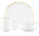 Seltmann Weiden Sento Home Pure Lines Fr&uuml;hst&uuml;cks-Set 18-teilig - Mango Orange