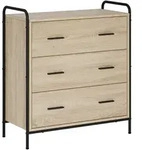 vidaXL Sideboard Sonoma-Eiche 97 x 33 x 81 cm Holzwerkstoff 8013819