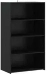 vidaXL Highboard Schwarz Eichen-Optik 70 x 41 x 124 cm Holzwerkstoff