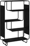 vidaXL Highboard Schwarz Eichen-Optik 93.5 x 37.5 x 144 cm