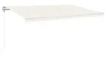 vidaXL Markise Automatisch Einziehbar 500x300 cm Creme