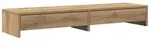 vidaXL Monitorst&auml;nder mit Schubladen Artisan-Eiche 100x27x15 cm