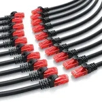 CSL 20x Cat 6 Gigabit Ethernet LAN Kabel - mehrfach geschirmt - UTP Gigabit -...