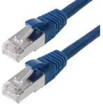 Helos Patchkabel SF/UTP Cat 5e blau 0,25m