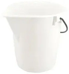 Eimer weiss 25 l mit Ausgie&szlig;t&uuml;lle - ohne Deckel