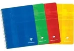 Clairefontaine Collegeblock DIN A5+ Liniert Spiralbindung Pappe Blau Nicht...