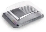 Pro Home Butterdose mit transparentem Deckel Anthrazit