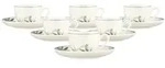 Seltmann Weiden Savona Provence Espressotasse mit Untertasse 110 ml 6er Set