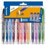 PILOT Tintenroller FRIXION BALL 07 Set2Go, 12er Etui