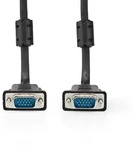 Nedis VGA-Kabel - VGA Stecker - VGA Stecker - Vernickelt - Maximale Aufl&ouml;sung: