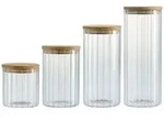 Ritzenhoff & Breker Linea Vorratsgl&auml;ser-Set 4-teilig