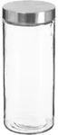 WellHome - Hermetisches Glas &Oslash;11x27cm aus Glas und Edelstahl 2L