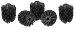 Relaxdays WC B&uuml;rstenkopf 5er Set, lose Toilettenb&uuml;rsten mit Gewinde 12 mm,