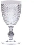 Excelsa Set Von 6 Gl&auml;ser Diamond Plastik 8,5X8,5X18 Cm Silber