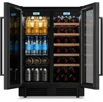 Klarstein Velaire Unterbau-Weink&uuml;hlschrank mit 2 Zonen | 126 l | 21 Flaschen 