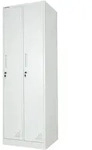 PROREGAL Spind ELEPHANT Metall komplett montiert 2 Abteile 180x60x50cm...