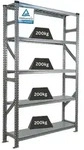 PROREGAL Fachbodenregal PROXIMO Stecksystem | Grundregal | HxBxT 200x120x32cm |...
