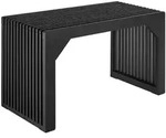 TecTake GmbH tectake Hocker/Sitzbank Ribb, Lamellenoptik, belastbar bis 350 kg...