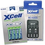 Ladeger&auml;t BC-X500 + 4x AAA XCell Rechargeable 1000 mAh